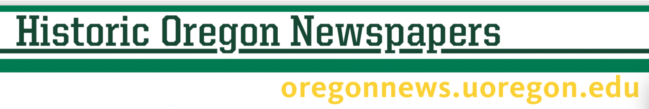 Oregon Digital Newspapers logo